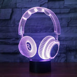 Gamer Headphone LED Desk Lamp